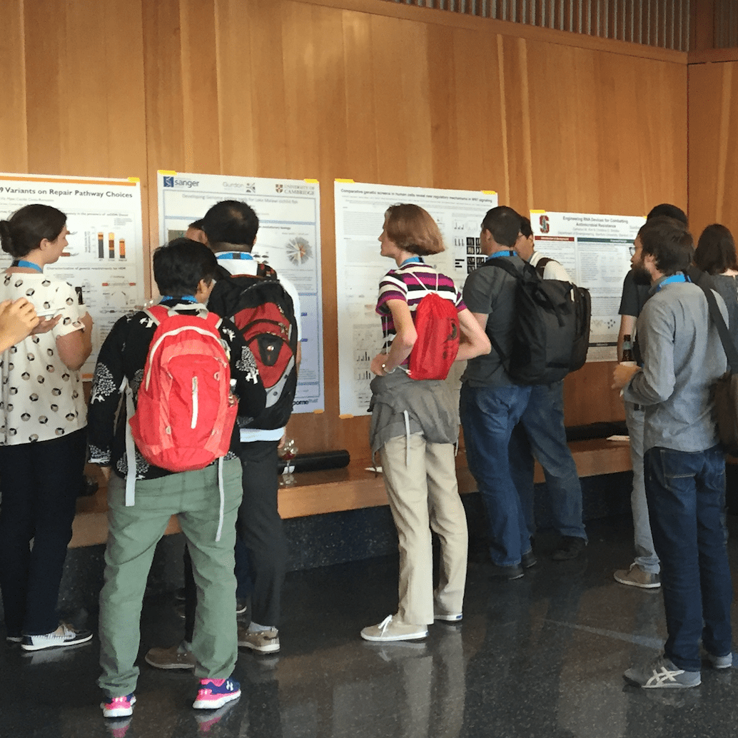 Poster Session with onlookers