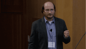 Mike Bassik hablando en CRISPR Workshop 2017