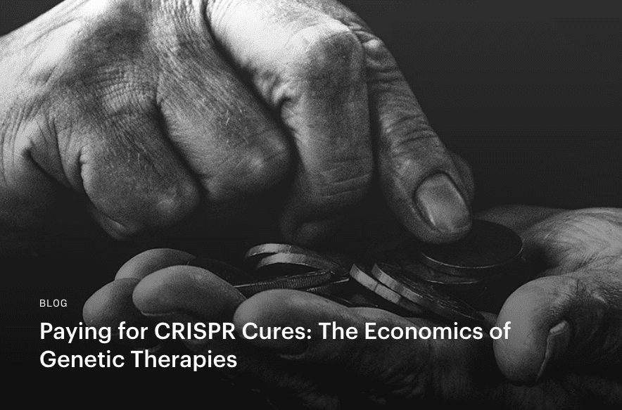 Paying for CRISPR Cures blog post