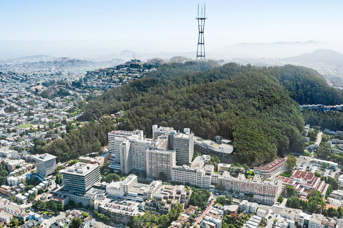 UCSF Parnassus Heights Campus aerial photo
