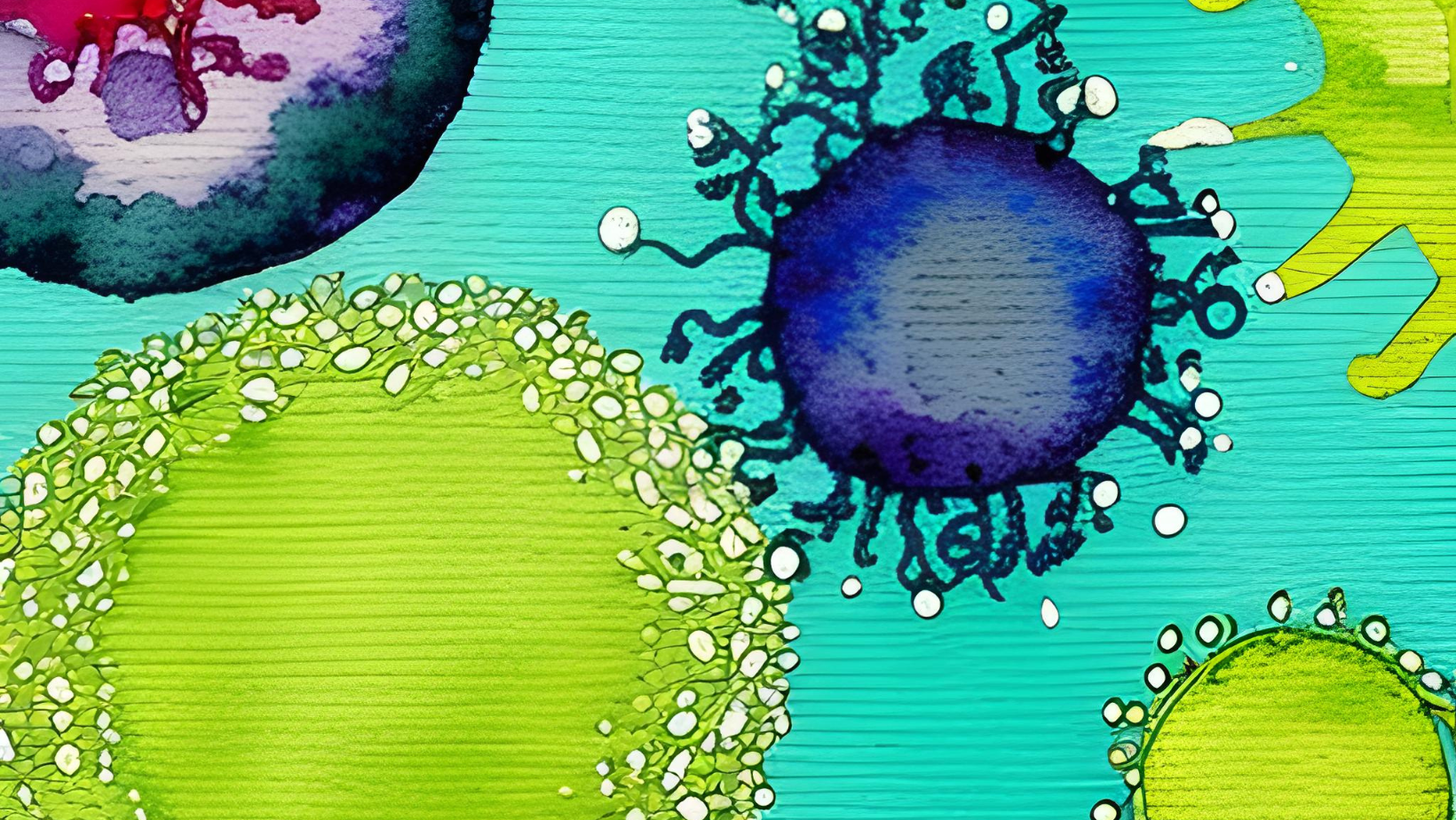 Abstract microbes