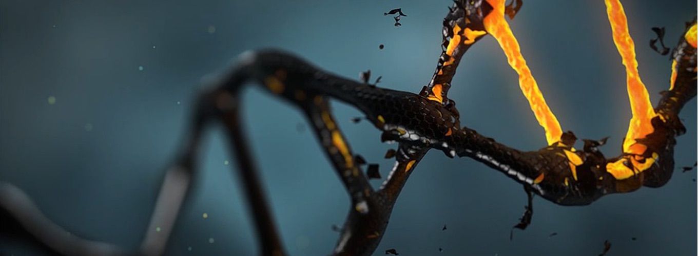 Photo of molten DNA