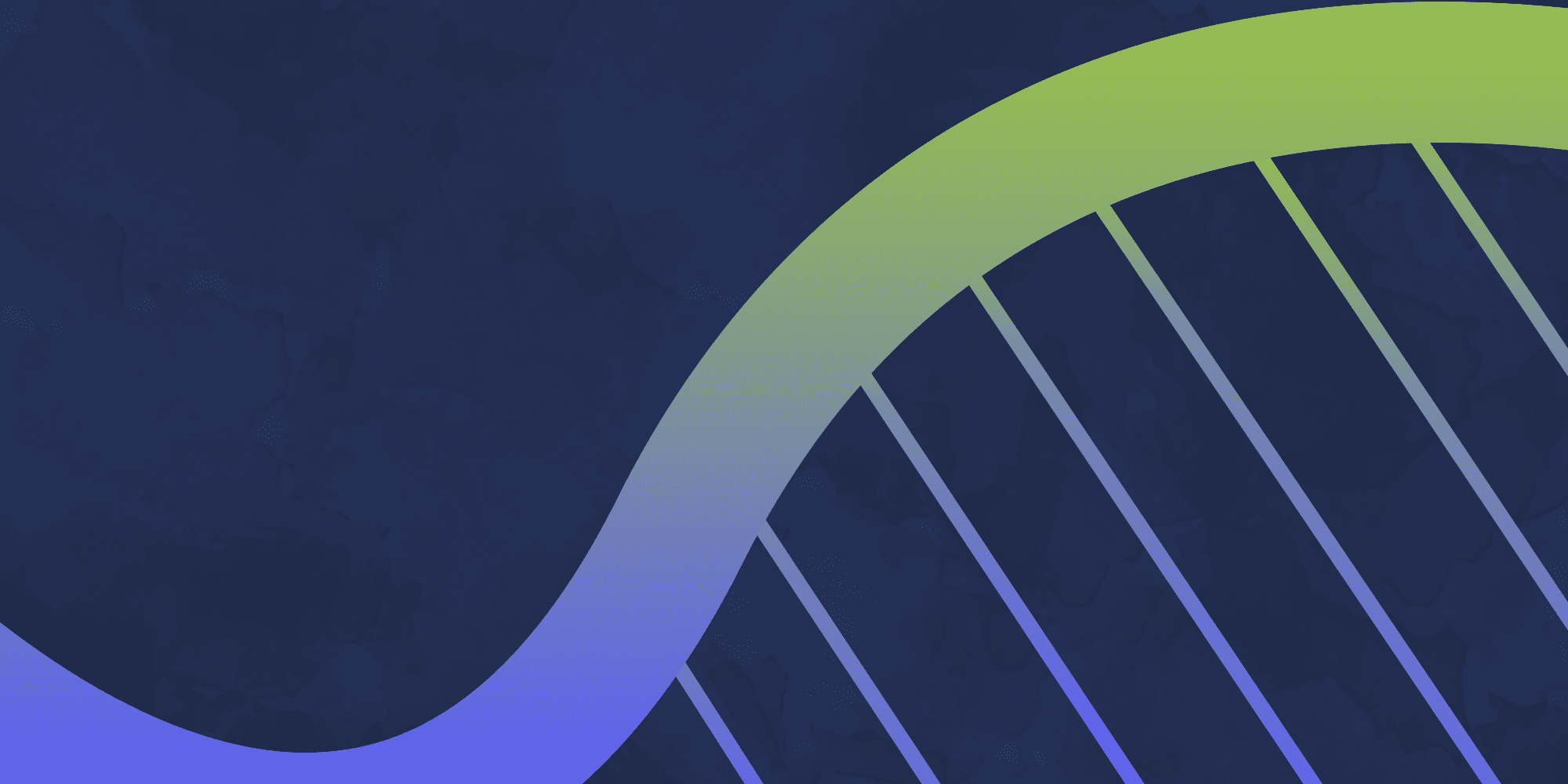 Illustration of DNA over a dark blue background