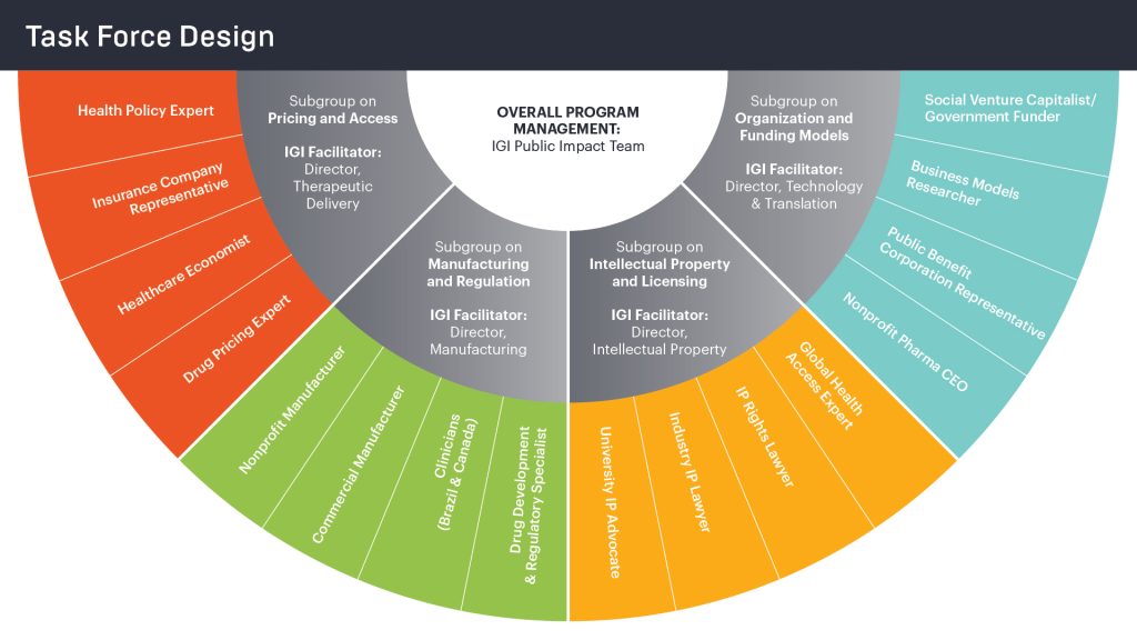 Chart of the Affordable Task Force Team