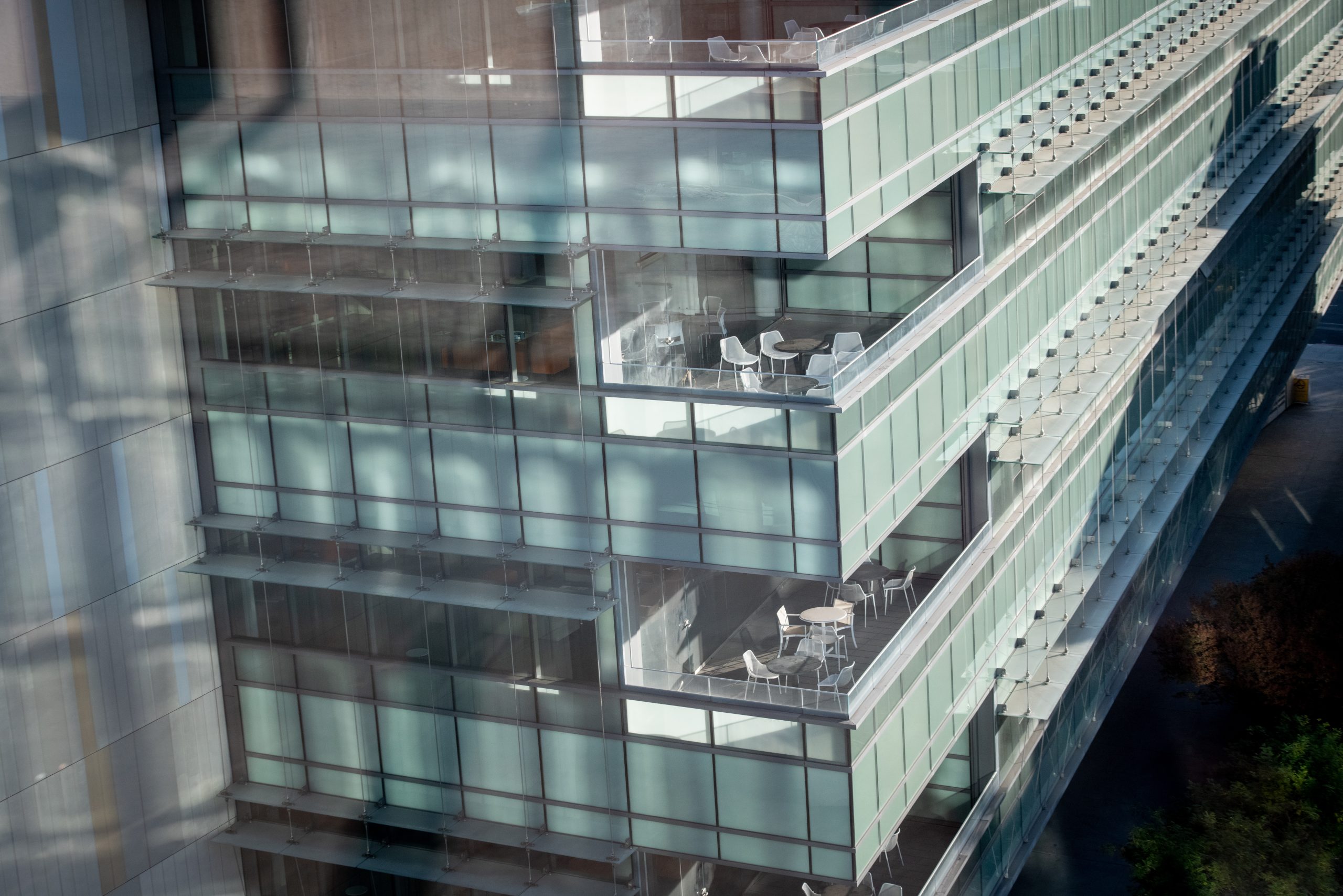 Exterior photo of the IGI Building taken from Berkeley Way West