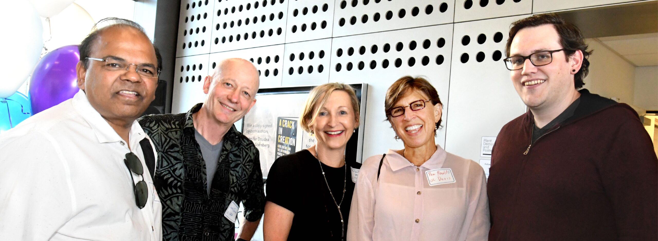 Five smiling researchers from UC Davis