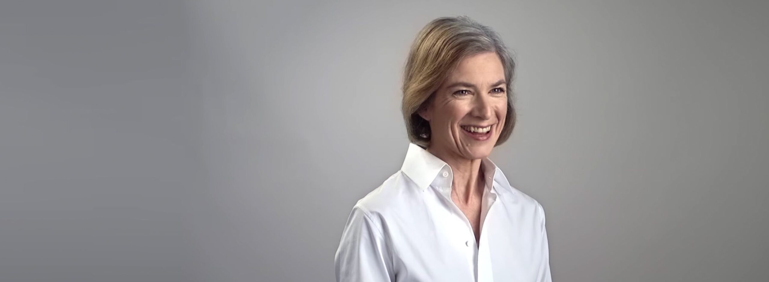 Photo of Jennifer Doudna laughing