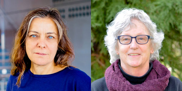 IGI’s Director of Microbiology Jill Banfield (left) and IGI affiliate Mary Firestone (right)