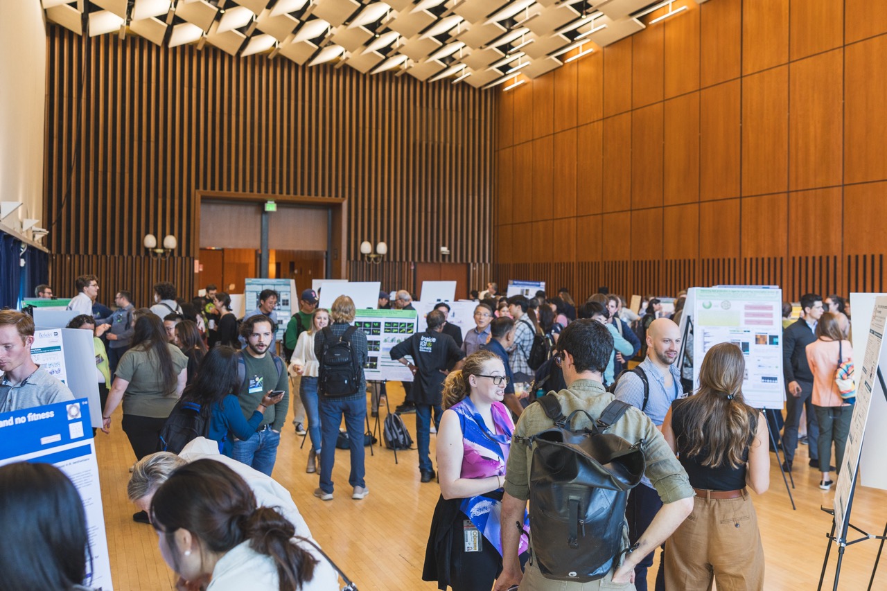 Attendees at the Inside IGI Climate 2024 poster session